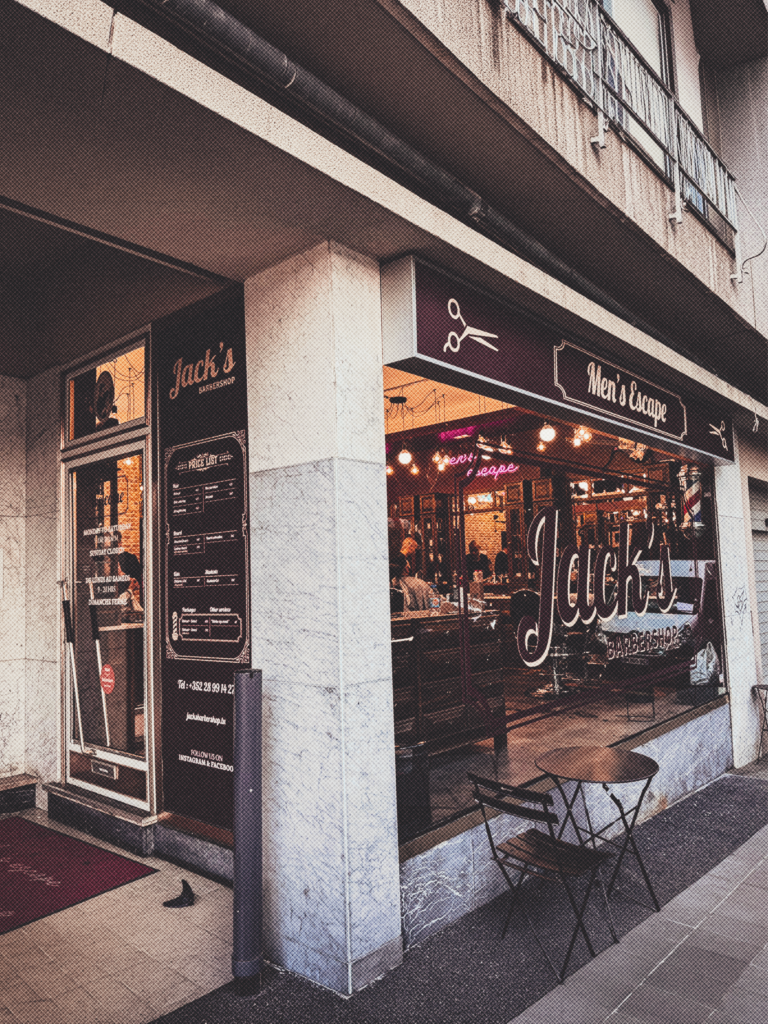 Salon barbier Luxembourg — Jack's Barbershop Boulevard Prince Henri